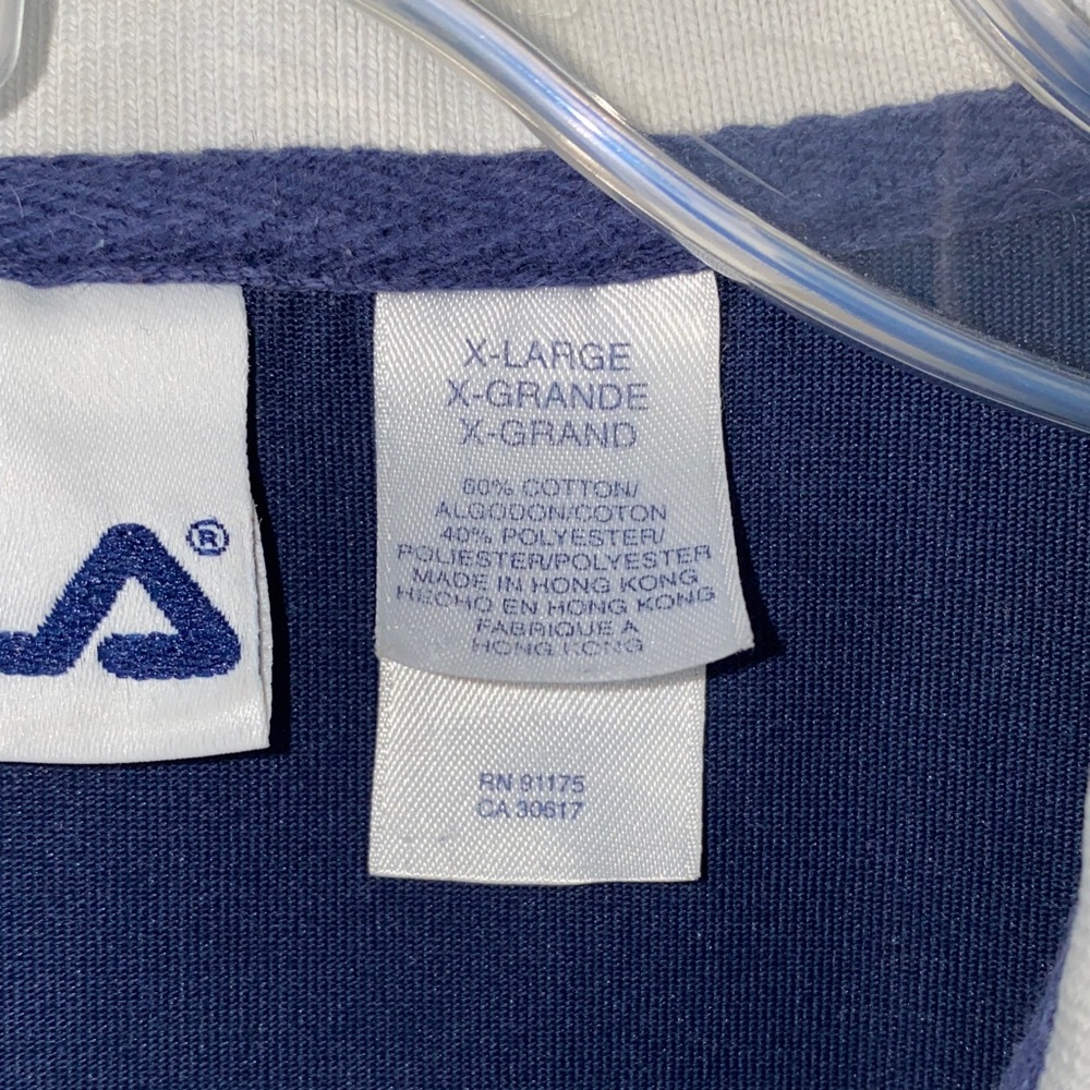 Fila Men's Polo Shirt in Navy and White - Picture 4 of 10